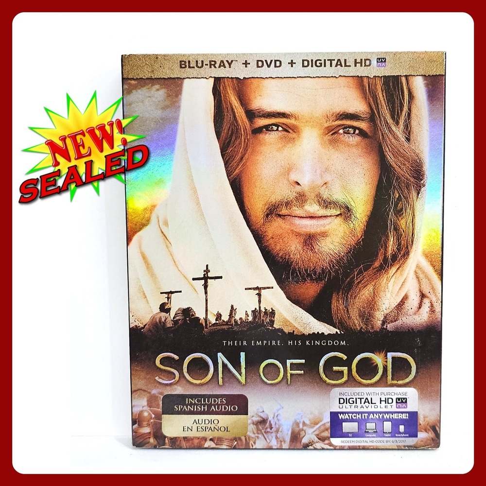 Son of God Blu-ray DVD Digital HD‎ New Sealed Jesus Christ Bible Movie Spanish